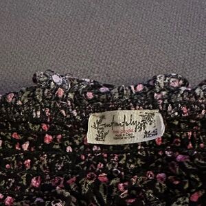 Lilly Pulitzer Black and Pink Patterned Skirt